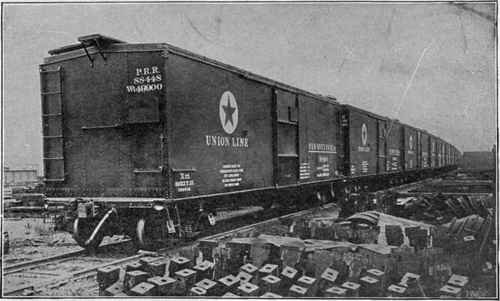 A String of All Steel Freight Cars Just Turned Out of the Shops*
