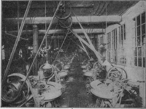 A View of the Pin Machine Room in a Modern Pinmaking Plant