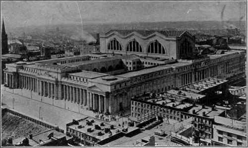 Blrd's Eye View of the Pennsylvania Station, New York City*