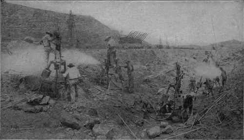 Courtesy of The Ingersoll Rand Company. DRILLING ROCK, PANAMA CANAL