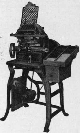 Electric Graphotype which Embosses Typewriter Style Characters on Metal. Address Plates