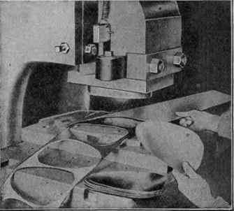 Fig. 3. Blanking the Steel Tops