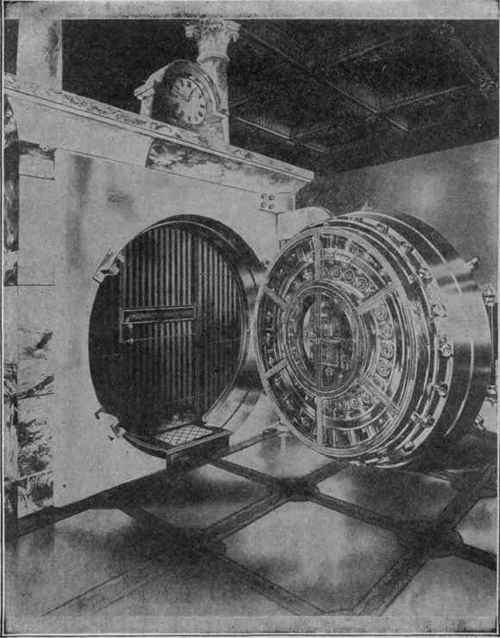 Front Door, with Time Lock, for Armor Plate Safe Deposit Vault