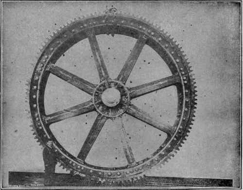 Gear Wheel and Drum for Coal Hoisting Plane