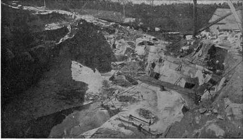 Granite Quarry A large quarry near Barre, Vermont. The rock occurs in what is known as  sheet formation. 