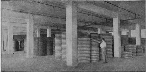 In the Truck Tire Stock Room