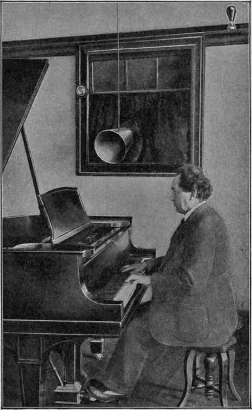 Leopold Godowskt, One of the World's Greatest Pianists, Making a Record