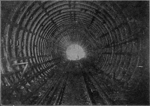 North Tunnel, Showing Commencement of New Work
