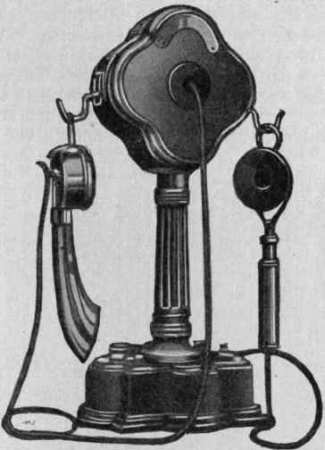 One of the Varied Types of Desk Telephones Used in France