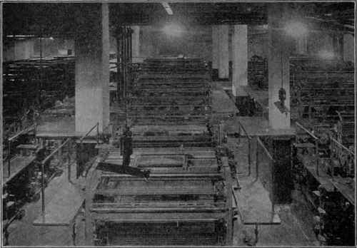 The Great Press Room of The New York Times is all Electrically Operated