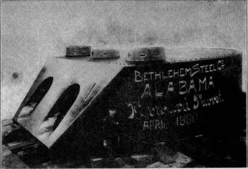 Turret for Two Twelve inch Guns for United States Battleship Alabama .*