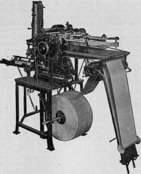 Wrapper Feed Addressograph. Speed, 6,000 to 8,000 Addressed Wrappers per Hour
