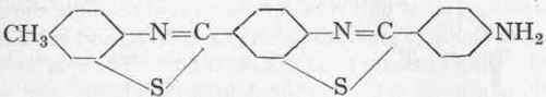Bis dehydrothio p Toluidine, or Primuline base.