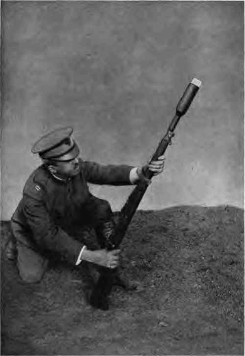 Firing rifle light.
