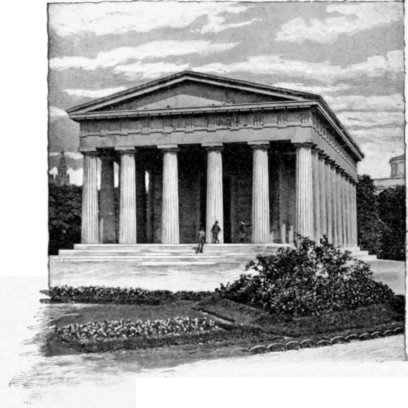 The Temple Of Theseus In The Volksgarten