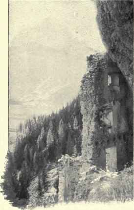 Ruins Of Schloss Wolkenstein, GRÖDner Thal.
