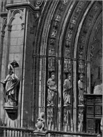 A Door Of The Cathedral Of Toledo.