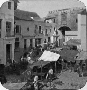 A Spanish Market Place.